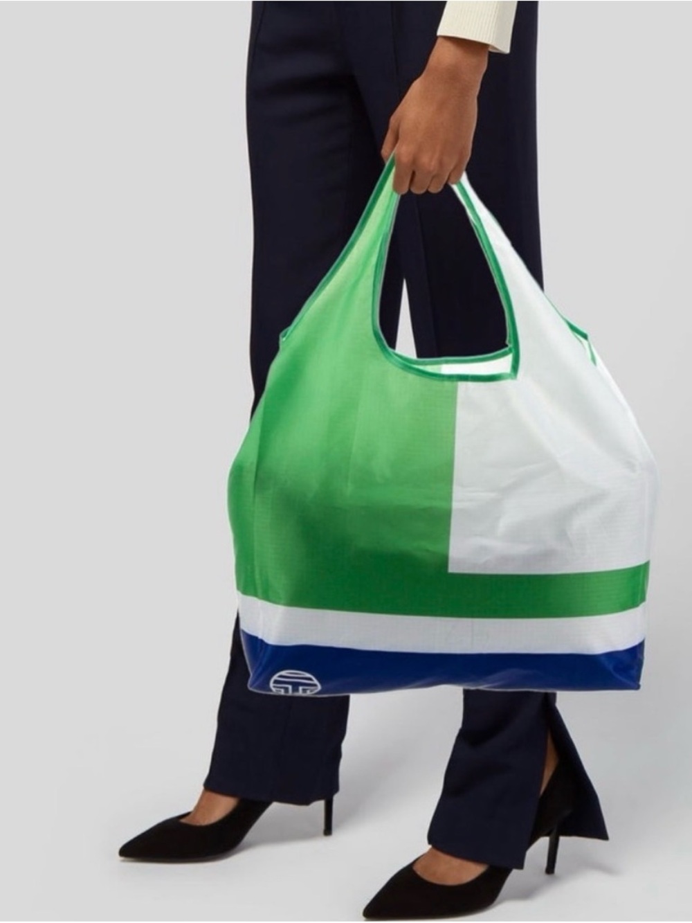 Tory Burch Sport nylon color block tote bag